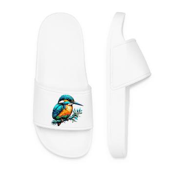 Martin-pêcheur - Claquettes Femme - blanc - Devant