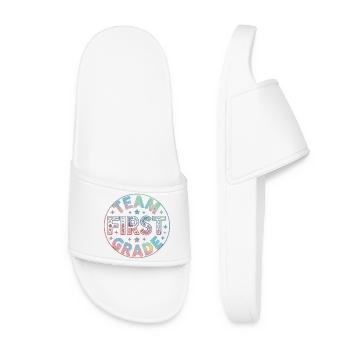 Équipe de première année de retour à l'école - Claquettes Femme - blanc - Devant
