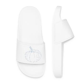 Pumpkin - Women’s Pool Sliders - white - Front