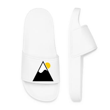 I CAN'T. SKI. MOUNTAIN. RACKET. SNOW. SNOW - Women’s Pool Sliders - white - Front