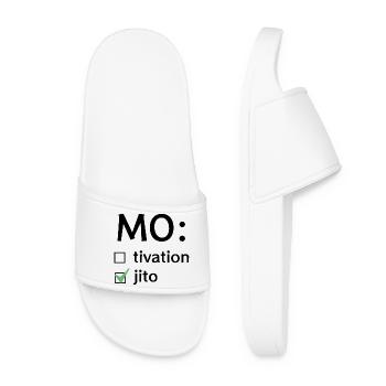 Motivation ou Mojito - Claquettes Femme - blanc - Devant