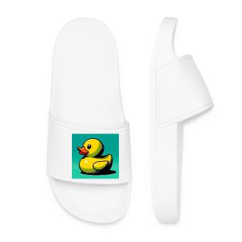 Duckling Duck Duck Duck - Women’s Pool Sliders - white - Front