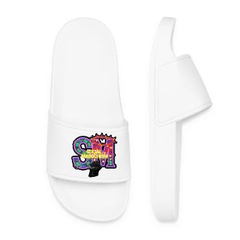 Masochisme social SM - Claquettes Femme - blanc - Devant