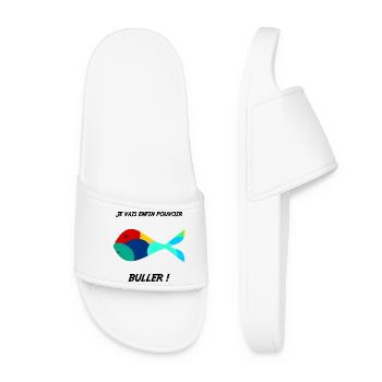 FISH. MEMORY. SARDINE. APRIL FOOL. SEA - Women’s Pool Sliders - white - Front