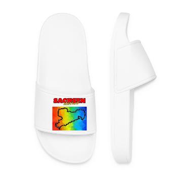 SAXONY REMAINS COLOURFUL! - Women’s Pool Sliders - white - Front