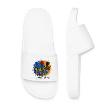 Dartsplash - Women’s Pool Sliders - white - Front