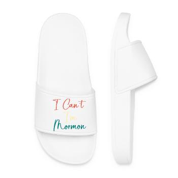 Mormons - Women’s Pool Sliders - white - Front
