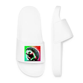 hedgehog - Women’s Pool Sliders - white - Front