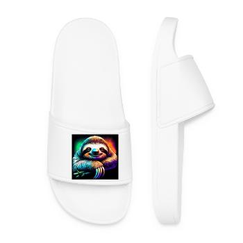 sloth - Women’s Pool Sliders - white - Front