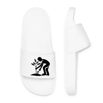 Planting Environment Nature Conservation - Women’s Pool Sliders - white - Front