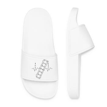 6 Cylinder - Combustion Engine Mechanic Friends - Women’s Pool Sliders - white - Front