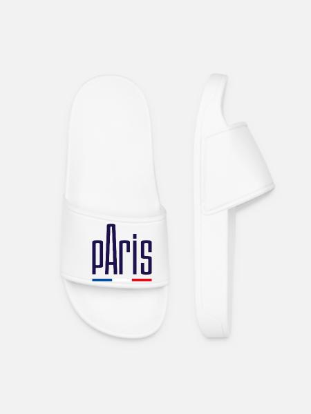 Paris - Claquettes Femme - blanc