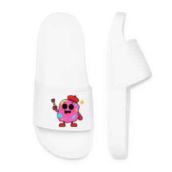Artiste de Donuts Pop Palette - Claquettes Femme - blanc - Devant