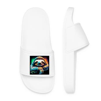 sloth - Women’s Pool Sliders - white - Front