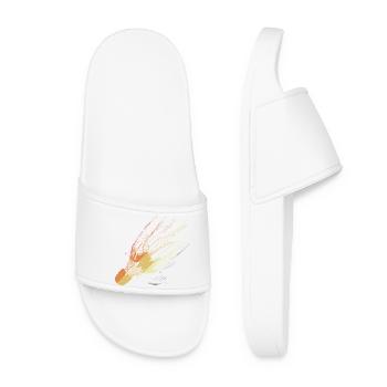 Art au trait rétro de volant - Claquettes Femme - blanc - Devant