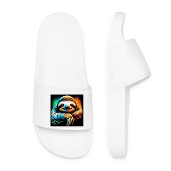 sloth - Women’s Pool Sliders - white - Front