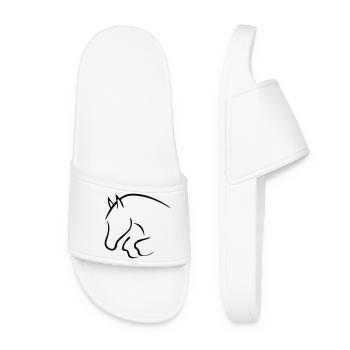 show jumper - Women’s Pool Sliders - white - Front