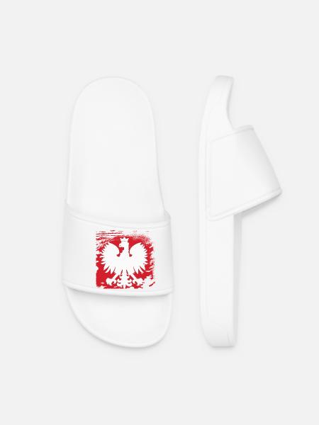 Pologne - Claquettes Femme - blanc