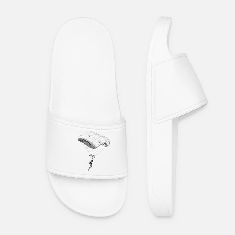 parachuting - Women’s Pool Sliders - white