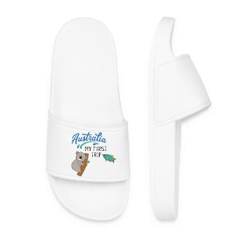 Australia - Women’s Pool Sliders - white - Front