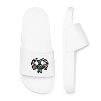 Côte du Pacifique Nord-Ouest Art Haïda Thunderbird - Claquettes Femme - blanc - Devant