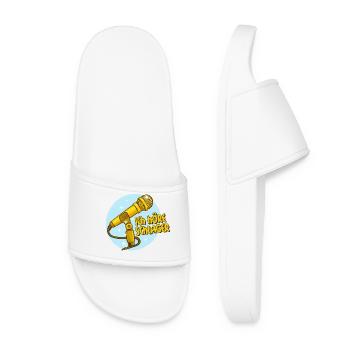 Schlager Schlagermusic Schlagerfan Mikrofon Spruch - Claquettes Femme - blanc - Devant