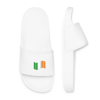 Irish Flag - Women’s Pool Sliders - white - Front