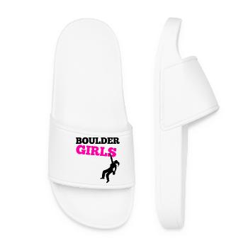 Bouldering Escalade Alpinisme Boulder Sports de montagne - Claquettes Femme - blanc - Devant
