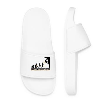 Boulder Evolution climbing mountaineering spell - Women’s Pool Sliders - white - Front