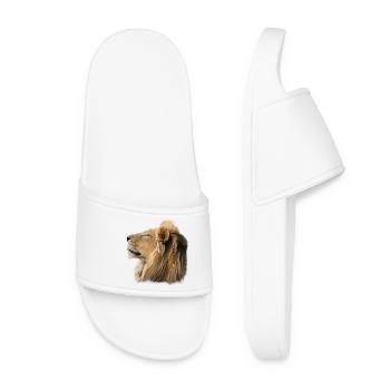 Lion - Women’s Pool Sliders - white - Front