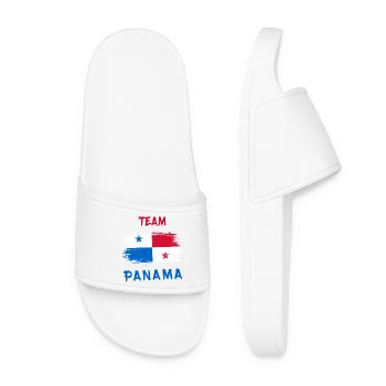 Équipe Panama / Drapeau - Claquettes Femme - blanc - Devant