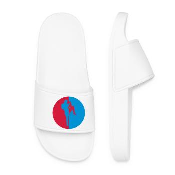 Kickboxing / Kick-Boxeur / Kick Boxing / - Claquettes Femme - blanc - Devant