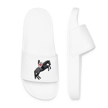 Balai de monture chevaleresque - Claquettes Femme - blanc - Devant