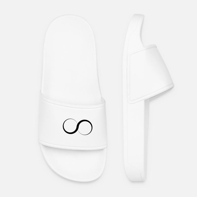 Infinity - logo - Women’s Pool Sliders - white