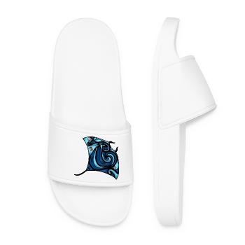 Colorful rays - Women’s Pool Sliders - white - Front