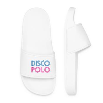 DISCO POLO Polska Polen Poland - Frauen Badelatschen - Weiß - Vorne