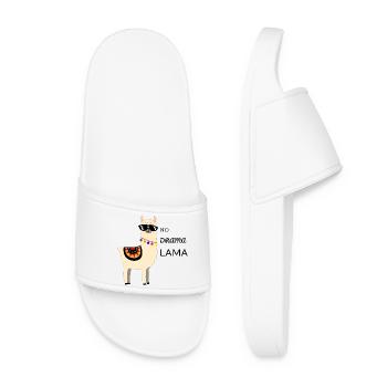 NO DRAMA LAMA - Women’s Pool Sliders - white - Front