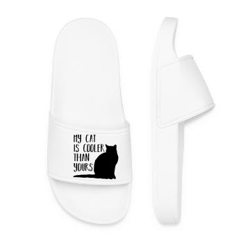 My cat - Frauen Badelatschen - Weiß - Vorne