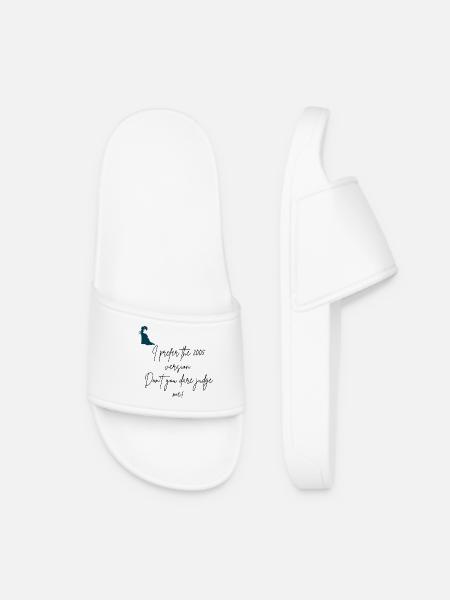 Rions avec Jane Austen - Claquettes Femme - blanc