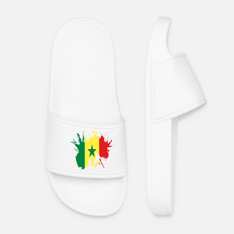 Senegal - Women’s Pool Sliders - white