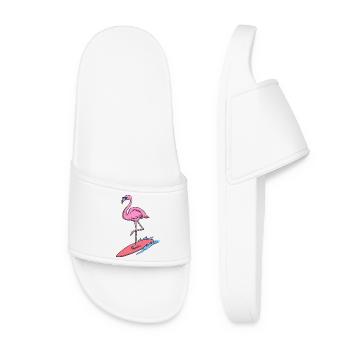 Cool Flamingo surf vacances été soleil vacances - Claquettes Femme - blanc - Devant