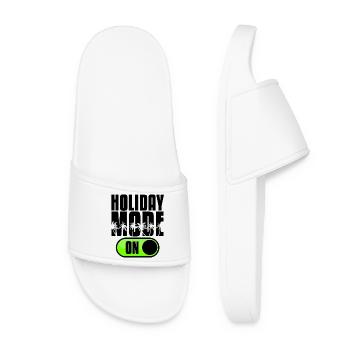 Holiday Holidays Time Out Palm Trees Caribbean Sea Beach - Women’s Pool Sliders - white - Front