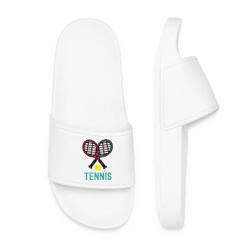 Tennis - Women’s Pool Sliders - white - Front
