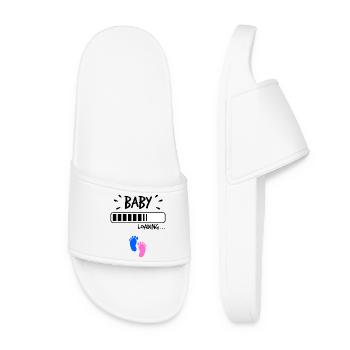 Bébé pieds grossesse naissance bébé famille - Claquettes Femme - blanc - Devant