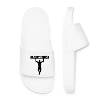 Calisthenics Pullups symbole Workout Workout Nature - Claquettes Femme - blanc - Devant