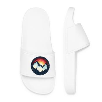 Sunset Ridge Mountain Ride - Women’s Pool Sliders - white - Front