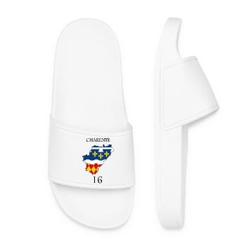 Charente - Women’s Pool Sliders - white - Front