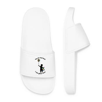 Autism You Are My Heart I Am Your Voice - Women’s Pool Sliders - white - Front
