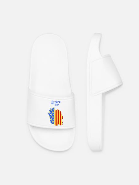 Lozère - Claquettes Femme - blanc