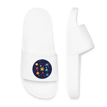 Solar System - Women’s Pool Sliders - white - Front